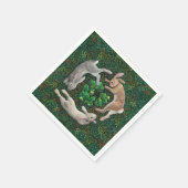 「うさぎが凍りついてしまうんだよ」 紙ナプキン スタンダードカクテルナプキン (角)