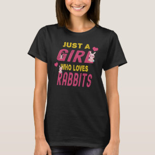 うさぎが大好きな女の子,バニー愛人の贈り物 Tシャツ