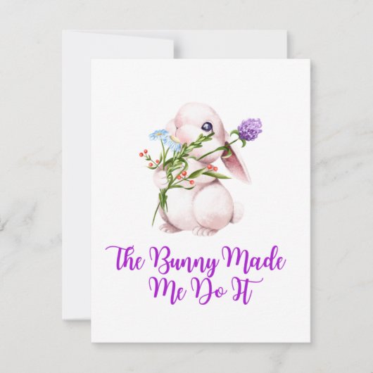 うさぎが私にやらせた  シーズンカード (正面)