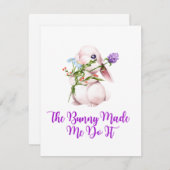 うさぎが私にやらせた  シーズンカード (正面/裏面)