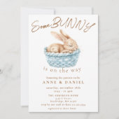 うさぎさんがやってくる カップルシャワー 招待状 (正面)