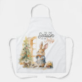 うさぎすてきは エプロン (正面)