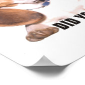 うさぎって言った？ビーグルのポスター ポスター (角)