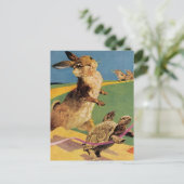 「うさぎとウサギ」by Harry Rountree ポストカード (スタンド正面)