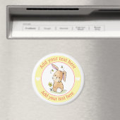 うさぎとミツバチのオーダーメイド マグネット (インサイチュ (食洗機))