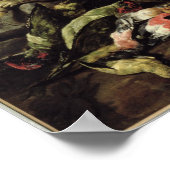 うさぎと歌の鳥と鳥の網を持ったままの生活 ポスター (角)