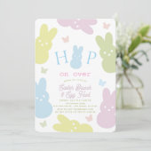 うさぎと蝶々のイースター・ブランチ「Hop on Over」 招待状 (スタンド正面)