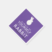 うさぎになれないかぎり自分でいなさい スタンダードカクテルナプキン (角)