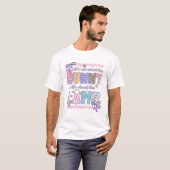 うさぎのことじゃない キリスト教 イエス 羊 聖書 Tシャツ (正面フル)