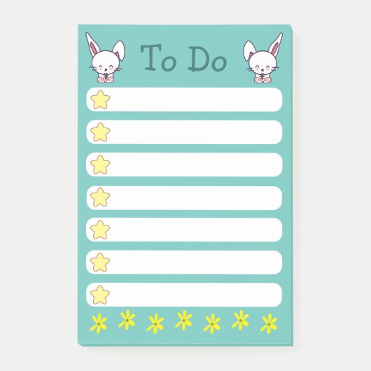 うさぎのやることリスト ポストイット (正面)
