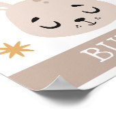 うさぎのアルファベットポスター - Nursery, Bedroom, 子供部屋の壁飾り ポスター (角)