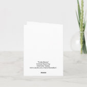 うさぎのイラスト葉書 カード (裏面)