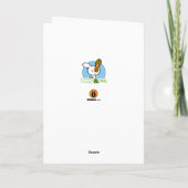 うさぎのイースターカード カード (裏面)