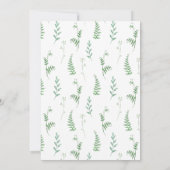 うさぎのイースターバージョン 招待状 (裏面)