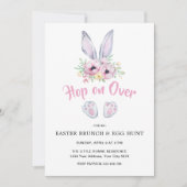 うさぎのイースターバージョン・招待状&卵の宝探し 招待状 (正面)
