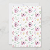 うさぎのイースターバージョン・招待状&卵の宝探し 招待状 (裏面)