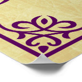 うさぎのシンボルの中国の年 ポスター (角)