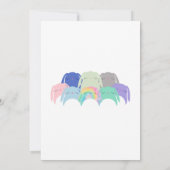 うさぎのスクイッシュマロ 誕生日パーティー 招待状 (裏面)