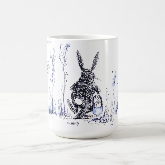 うさぎのトレイルのマグ コーヒーマグカップ (中央)