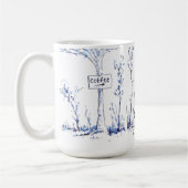 うさぎのトレイルのマグ コーヒーマグカップ (左)