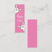 うさぎのハッピーイースターしおり スキニー名刺 (正面/裏面)