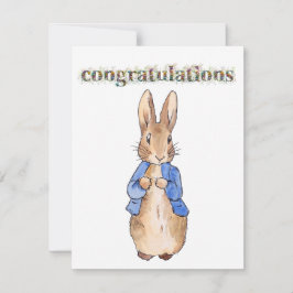 うさぎのピーターおめでとうワイルドフラワー