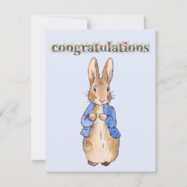 うさぎのピーターおめでとうワイルドフラワー