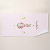 うさぎのピーターピンク バスタオル (バスタオル)