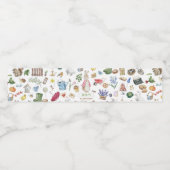 うさぎのピーターピンク ペットボトルラベル (シングルラベル)