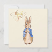 うさぎのピーター サンキューカード (正面)