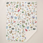 うさぎのピーター シェルパブランケット (正面)