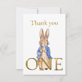 うさぎのピーター ワン サンクス サンキューカード