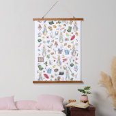 うさぎのピーター 吊り下げ型タペストリー (寝室)