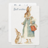 うさぎのピーター 母の日のカード シーズンカード (正面/裏面)