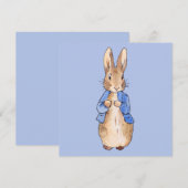うさぎのラビット サンキューカード (正面/裏面)