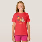 うさぎの休日の旧正月Tシャツ Tシャツ (正面フル)