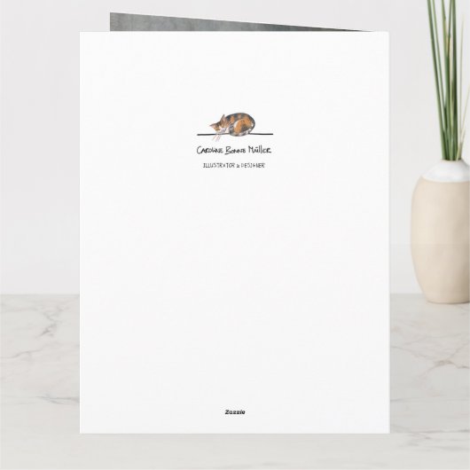 うさぎの写真のホリデーカードの月の新年 カード (裏面)