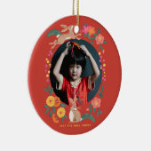 うさぎの写真の旧正月 セラミックオーナメント (右)