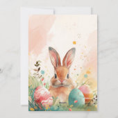 うさぎの卵のカード、イエス様のように私を愛してくれるうさぎはいない シーズンカード (裏面)