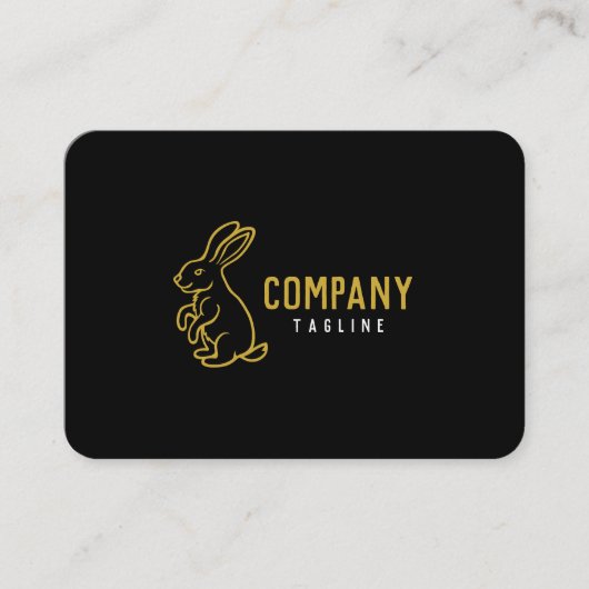うさぎの名刺 名刺 (正面)