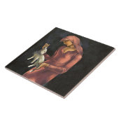 うさぎの女性 タイル (側面)