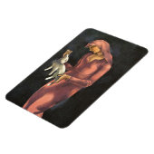 うさぎの女性 マグネット (左側)