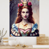 うさぎの女王アリス ポスター (キッチン)