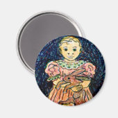 うさぎの子ども マグネット (正面/裏面)