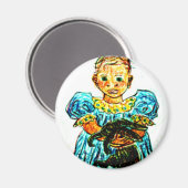 うさぎの子ども マグネット (正面/裏面)