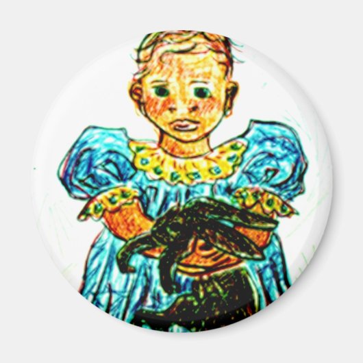 うさぎの子ども マグネット (正面)