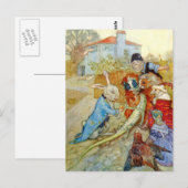 うさぎの家でトカゲをビル ポストカード (正面/裏面)