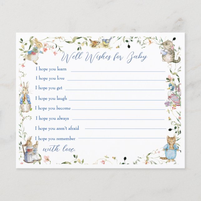 うさぎの山花ピーターが願うベビー (正面)