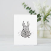 うさぎの年，年賀状，フラットカード シーズンカード (スタンド正面)