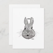 うさぎの年,年賀状,フラットカード シーズンカード (正面/裏面)